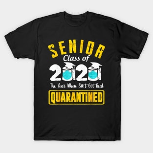 Senior Class of 2020 Quarantine Graduation Toilet Paper T-Shirt T-Shirt